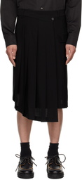 Feng Chen Wang Black Pleated Skirt