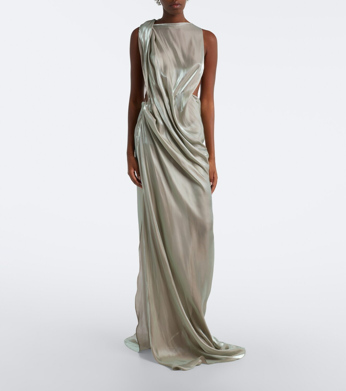 Maticevski Glow Up draped open-back gown
