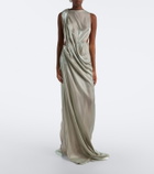 Maticevski Glow Up draped open-back gown