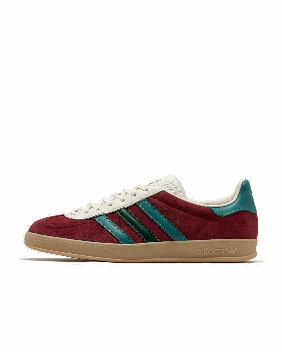 Photo: Adidas Gazelle Indoor Green|Red - Mens - Lowtop