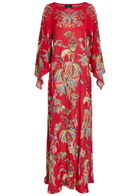 Etro Printed Chiffon Maxi Cover-up Dress Multicoloured