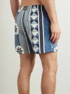 LOEWE - Paula's Ibiza Straight-Leg Mid-Length Printed Swim Shorts - Blue