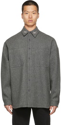 We11done Wool Oversized Shirt