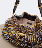 Jimmy Choo Cinch Medium knitted shoulder bag