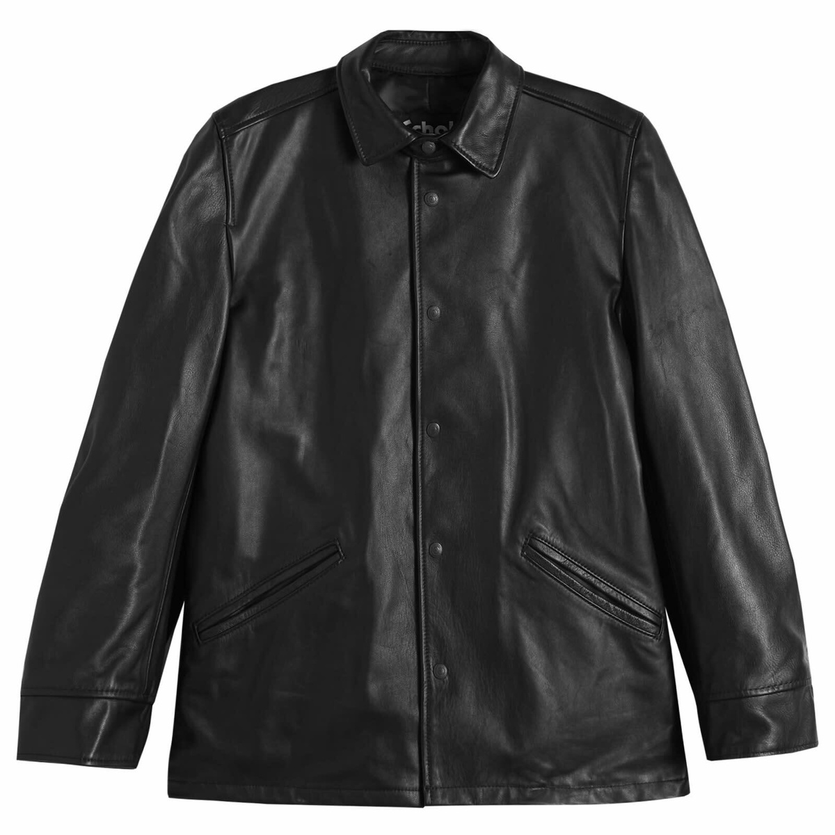 Junya Watanabe MAN Men's x Schott Leather Jacket in Black