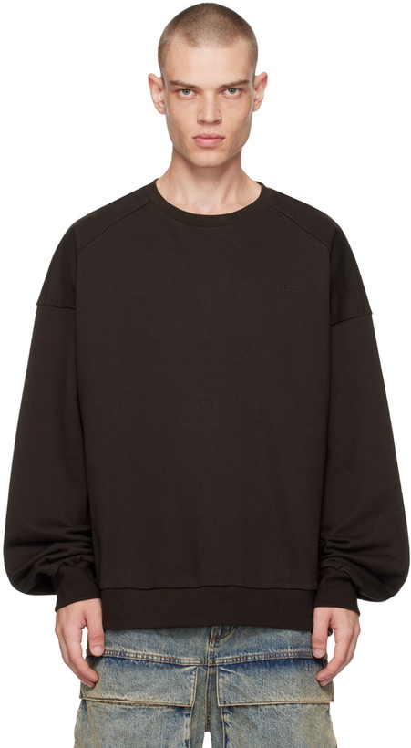 Photo: Juun.J Brown Charles Wilkin Edition Graphic Sweatshirt