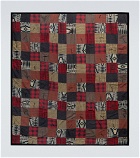 RRL - Patchwork cotton and wool-blend blanket