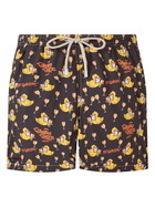 MC2 Saint Barth Man Lightweight Fabric Swim-shorts Lighting With Cryptopuppets Aperitif Print | Cryptopuppets Special Edition