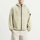 Stone Island Men's Ultralight Nylon Stretch-TC Hooded Jacket in Sand