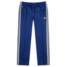 Needles Men's Poly Smooth Narrow Track Pants in Royal