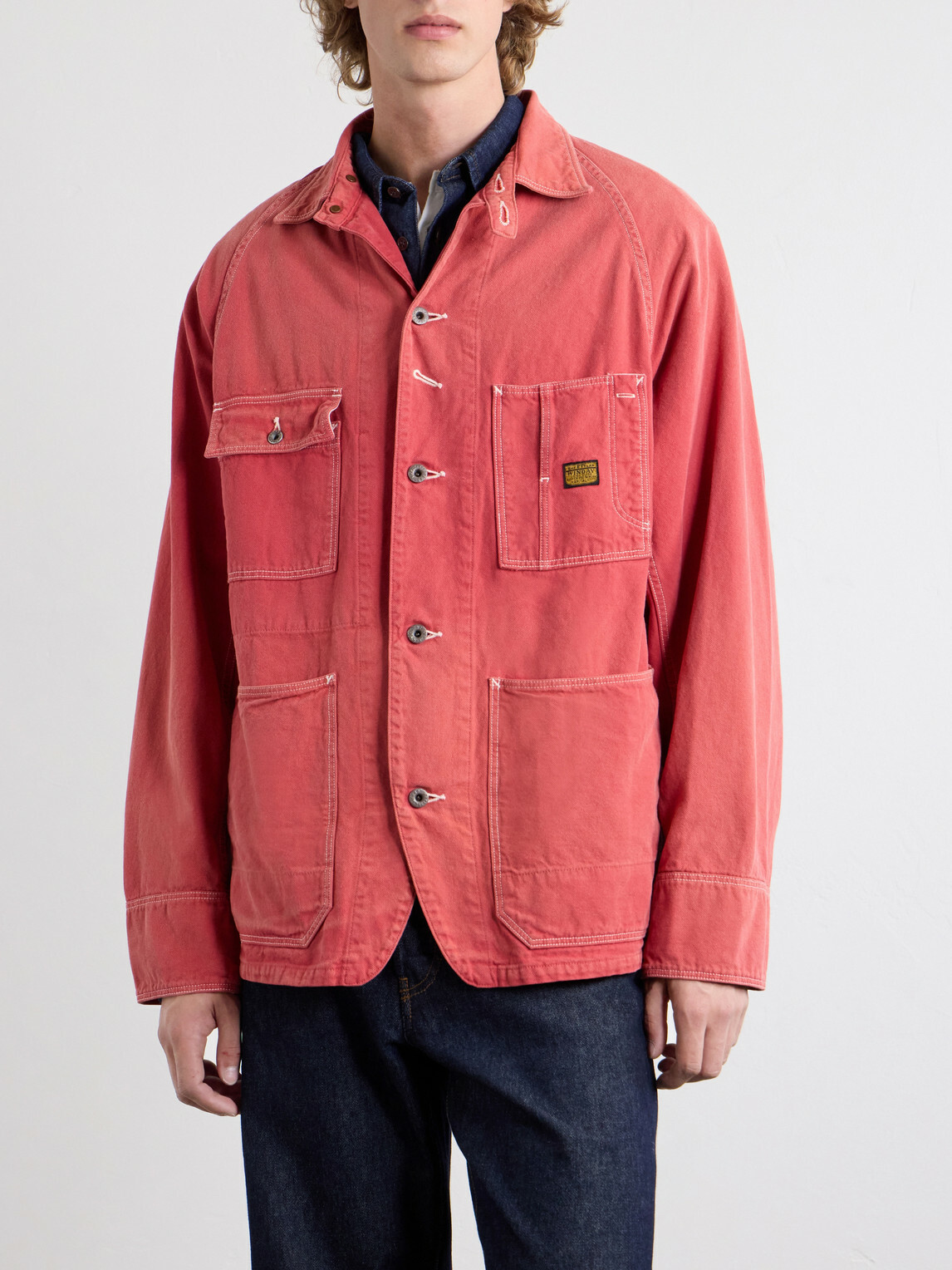 KAPITAL - Cactus Cotton-Canvas Jacket - Red
