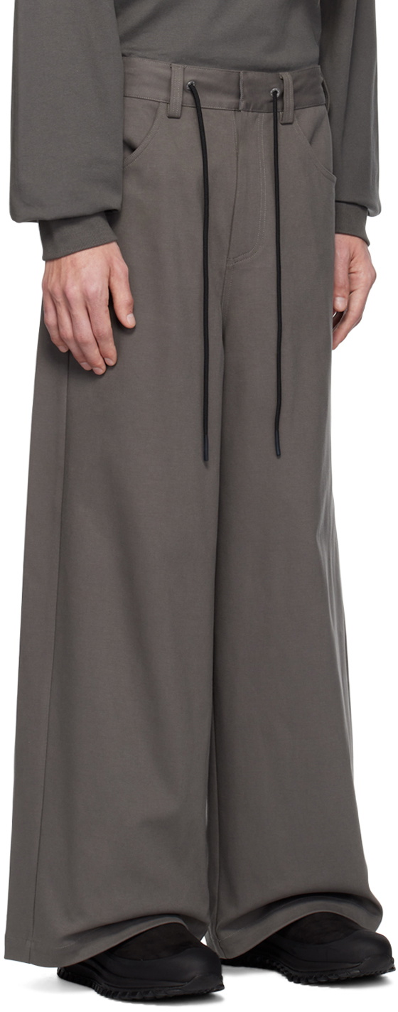 A. A. Spectrum Gray Katana Trousers