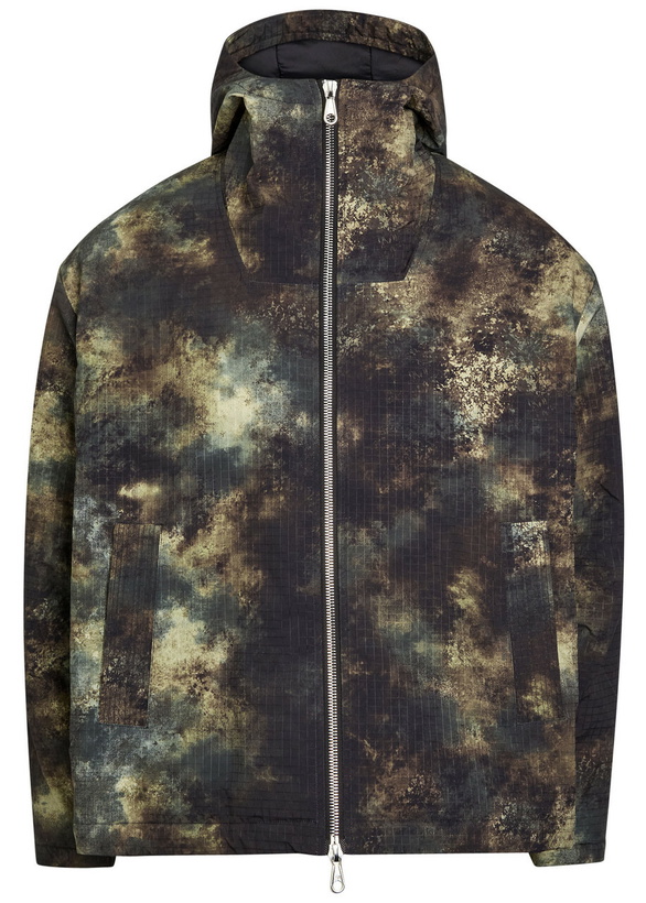 Photo: Cole Buxton Padded Printed Shell Jacket Multicoloured 1