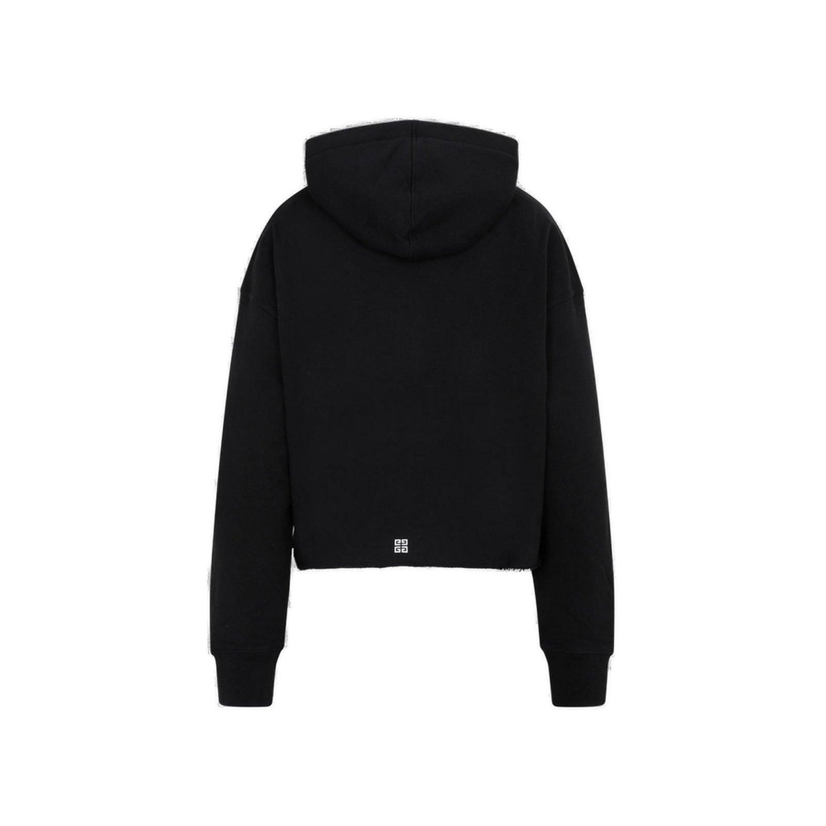 Givenchy Women's Cotton Hooded Sweatshirt Black