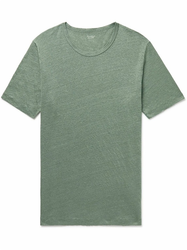 Photo: Hartford - Linen T-Shirt - Green