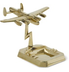 Foundwell - Avro Lancaster Brass Ash Tray - Metallic
