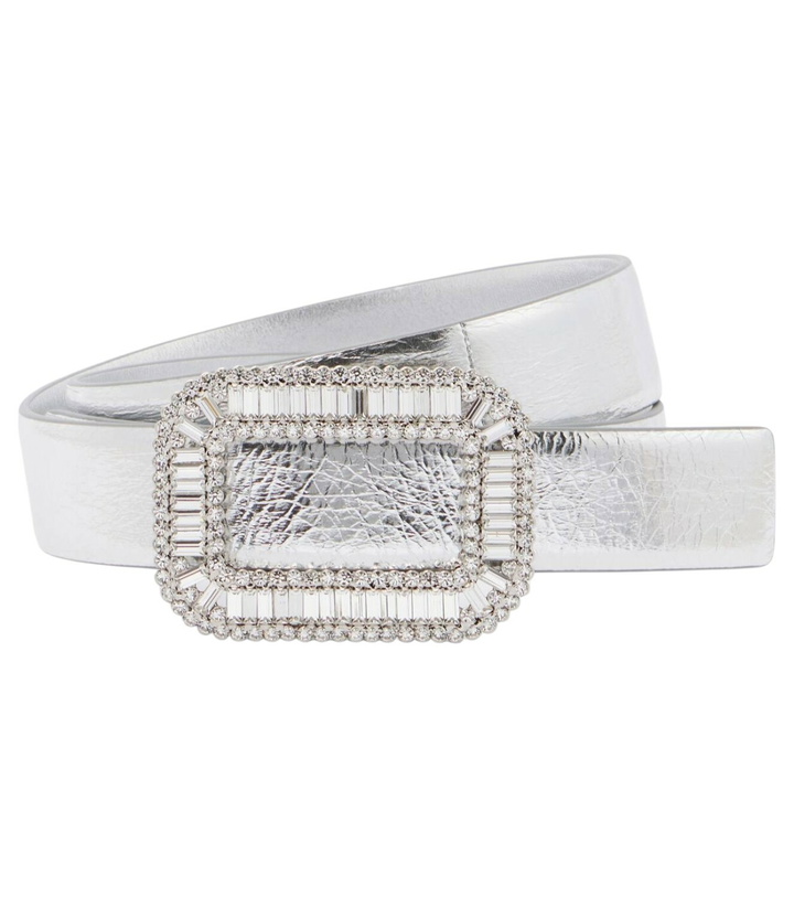 Photo: Roger Vivier Pilgrim metallic leather belt