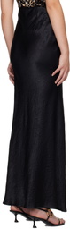 Nanushka Black Harlow Maxi Skirt
