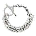 Bottega Veneta Silver Curb Chain Bracelet