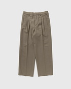 Ami Paris Straight Fit Trousers Brown - Mens - Casual Pants