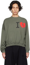 Magliano Gray Twisted Sweatshirt