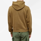 Kenzo Men's Bi-Colour Logo Popover Hoody in Khaki