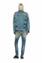 Diesel Slim Jeans Regular Waist 2019 D-Strukt, Medium blue, Zip fly