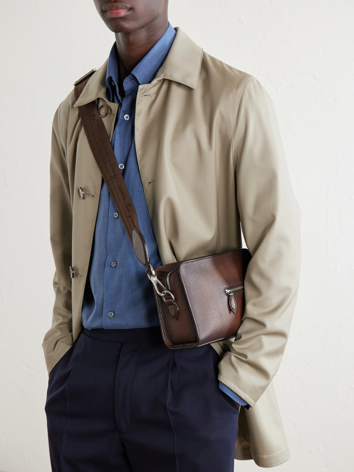 Berluti - Journalier XS Leather Messenger Bag