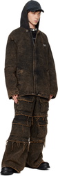 MISBHV Brown Parka Denim Jacket