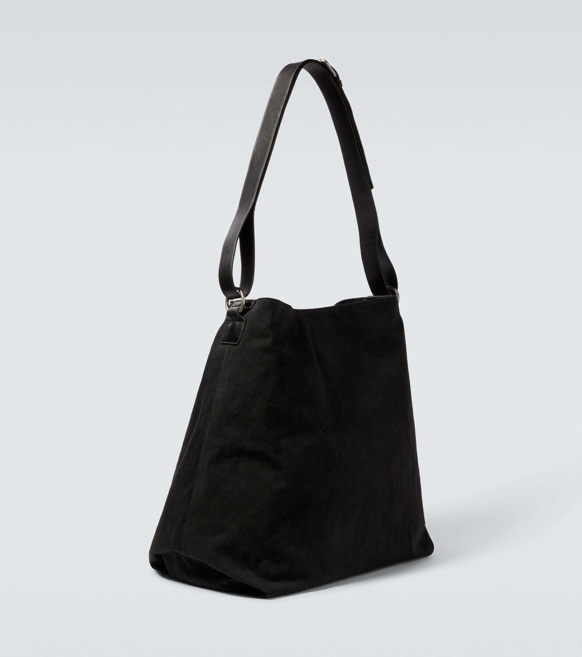 Dries Van Noten Leather-trimmed canvas shoulder bag