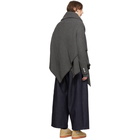 Fumito Ganryu Grey Blanket Jacket