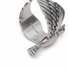 Serge DeNimes Men's Dove Ring in Silver 
