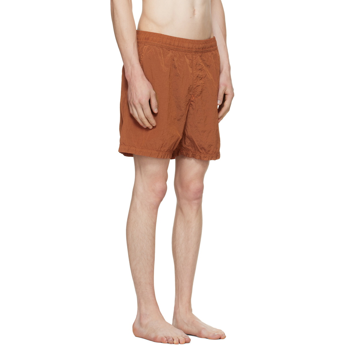Stone Island Orange B100004 Nylon Metal Econyl Swim Shorts