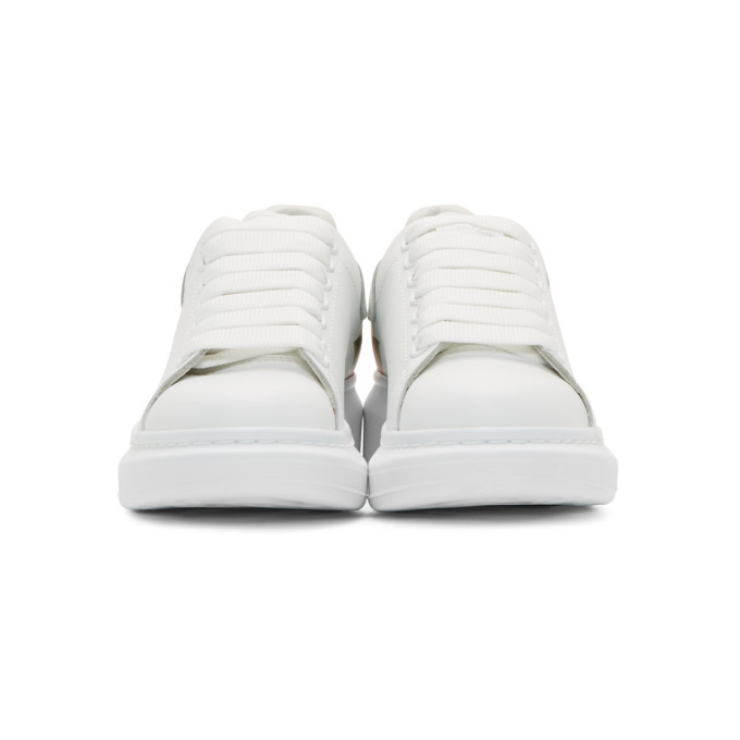 whiterose♡ Alexander McQueen White Rose Oversized Sneakers Alexander
