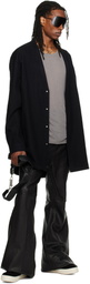 Rick Owens Black Tower Concordian Shirt