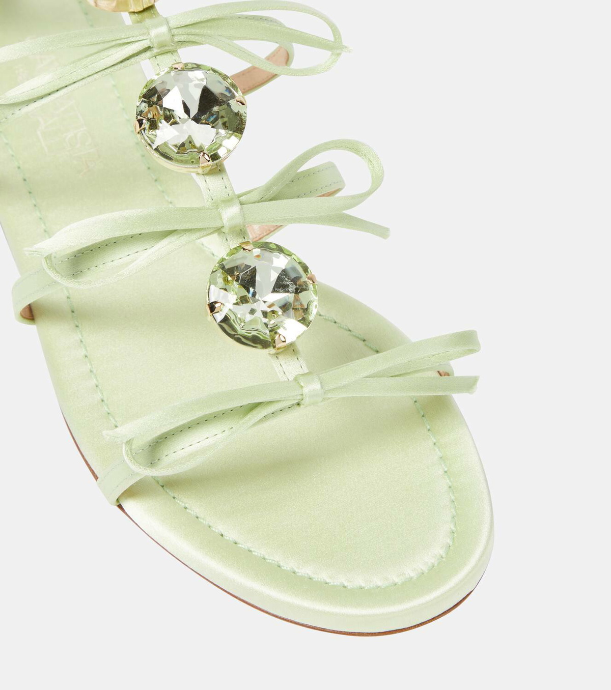 Giambattista Valli Embellished satin sandals