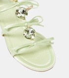 Giambattista Valli Embellished satin sandals