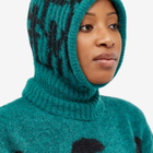 Carne Bollente Women's Robite Hood Balaclava in Green