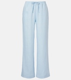 Asceno Aurelia linen wide-leg pants