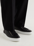 BRIONI - Full-Grain Leather Sneakers - Black