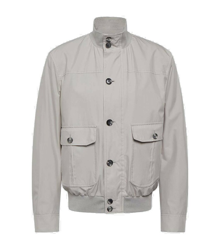 Photo: Brioni Performa silk blouson jacket