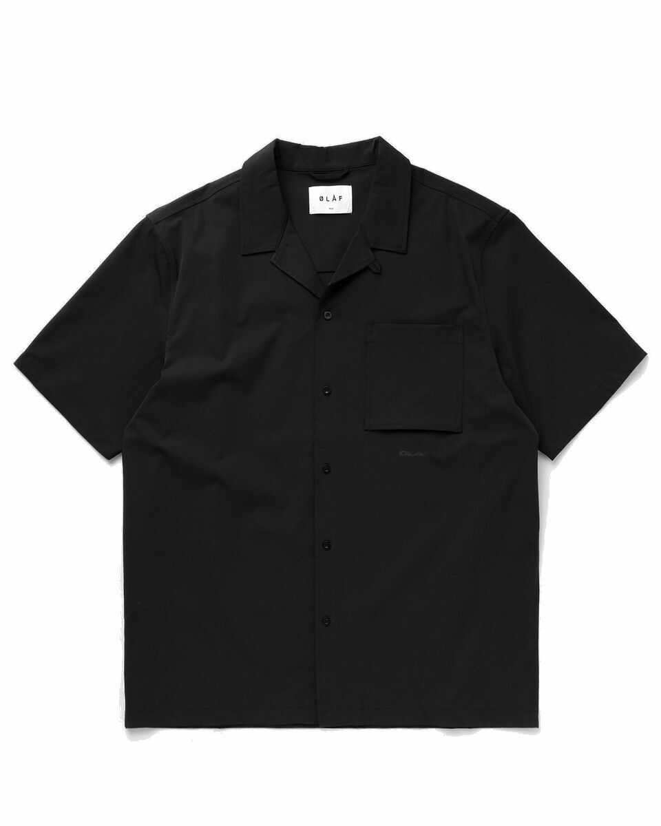 Photo: ølåf Nylon Ss Shirt Black - Mens - Shortsleeves