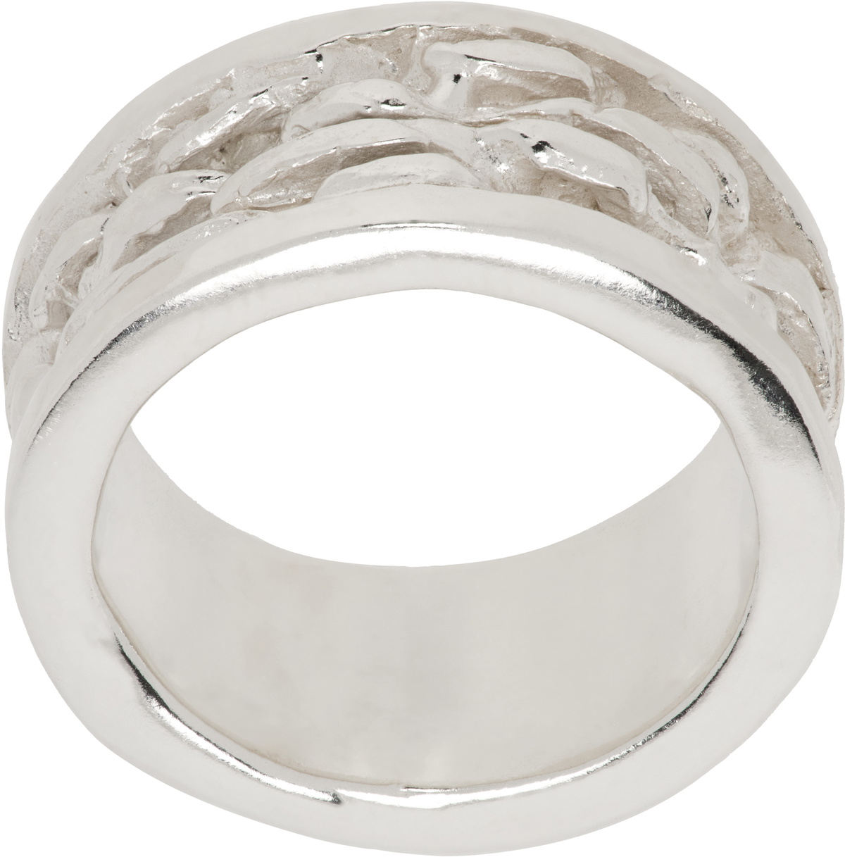 Pearls Before Swine Silver Muro Ring
