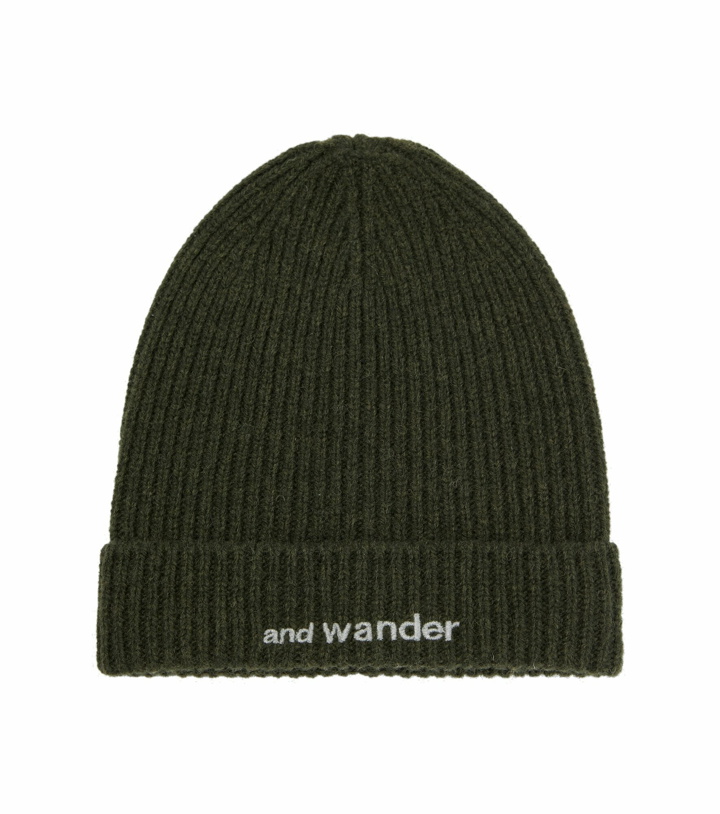 Photo: And Wander - Ribbed-knit wool beanie