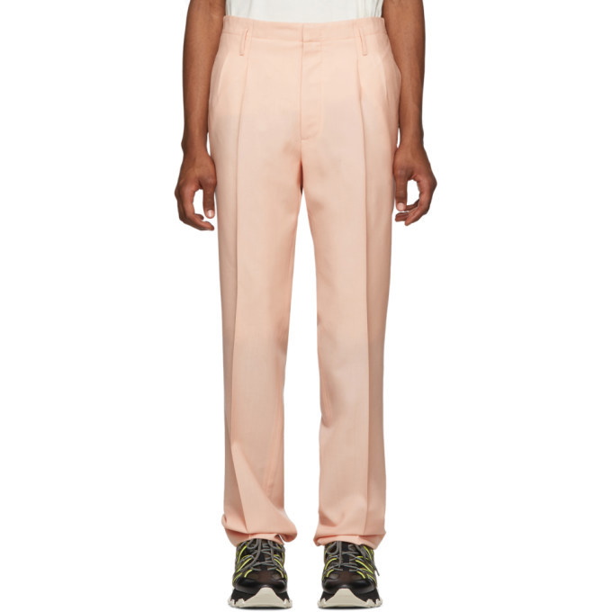 Photo: Lanvin Pink Mohair Pleated Trousers