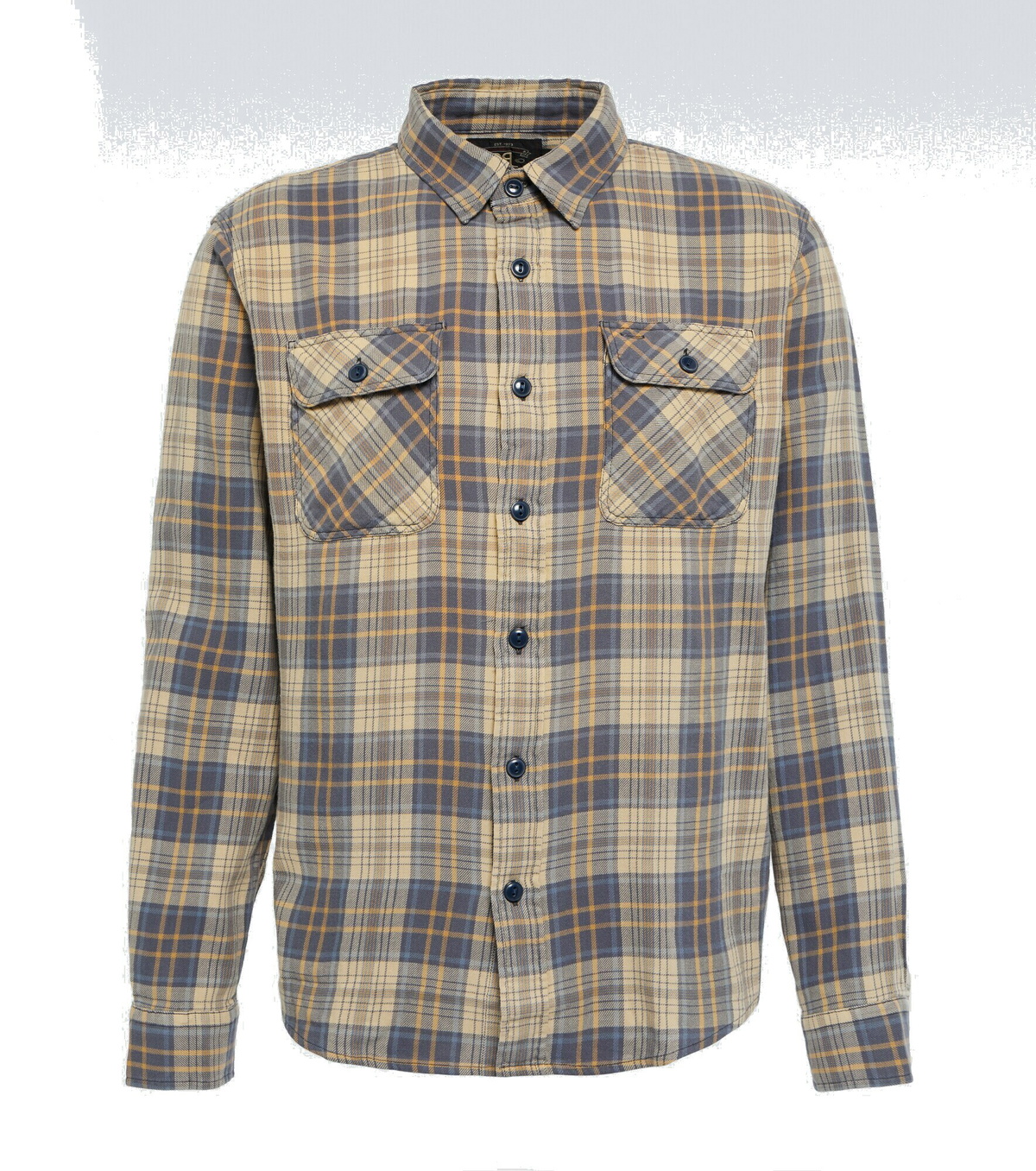 RRL Men's Mercer Check Shirt in Blue/Multi RRL