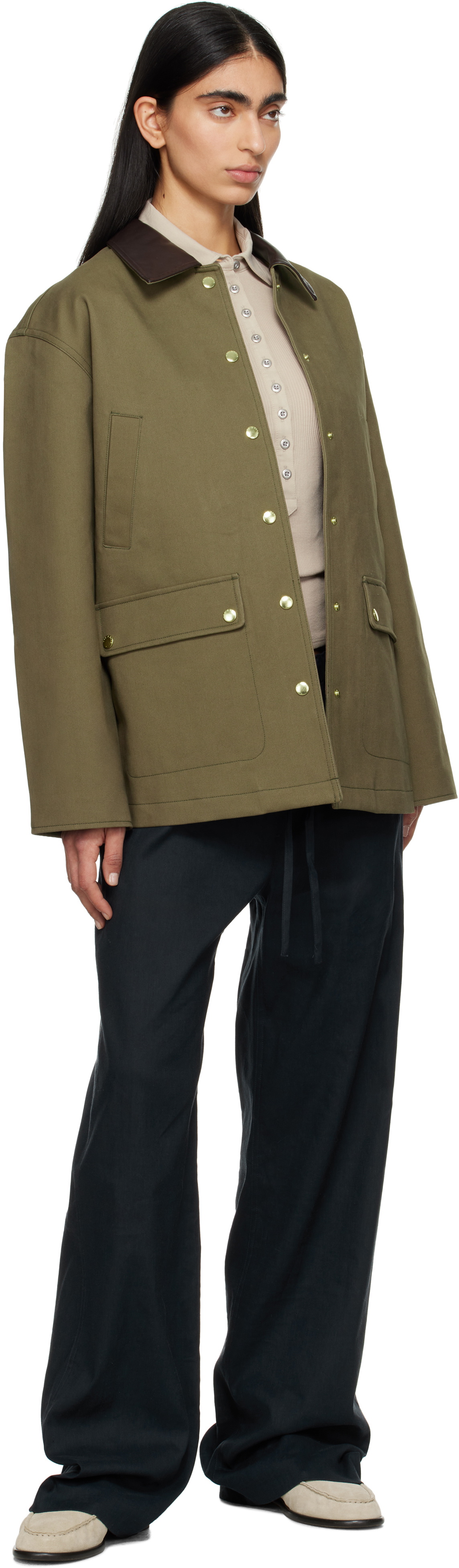 rag & bone Khaki Cassidy Cotton Jacket