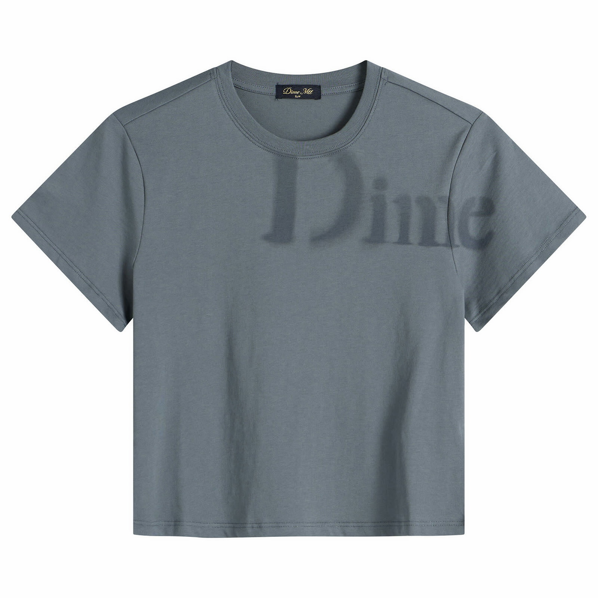 Dime Women's Stencil T-Shirt in Granite