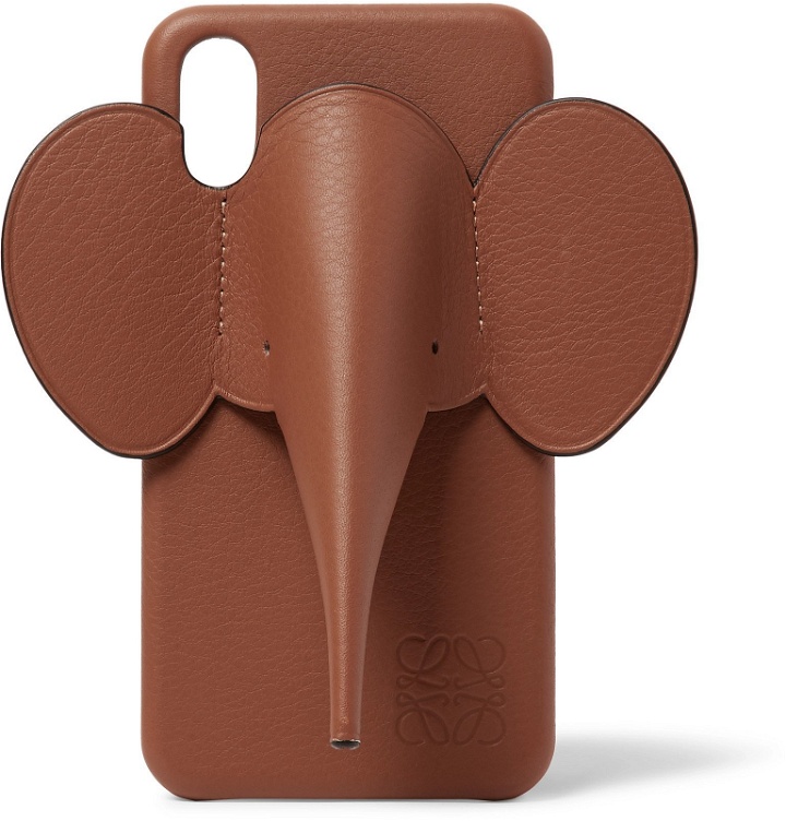 Photo: Loewe - Leather iPhone XS Case - Brown