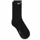 Represent Men's Core Sock in Black